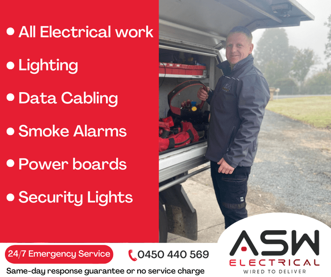 Contact ASW Electrical for an Emergency Electrician Need in Brisbane